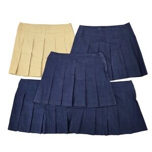 The Children's Place NEW 18 Plus Pleated School Uniform Preppy Skort Lot of 5